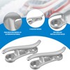 4 Pack S-Style Dock Cleat 10 Inches Aluminum Boat Mooring