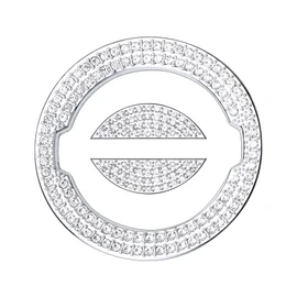 1797 for Nissan Rogue Accessories Sentra Altima Maxima Pathfinder Murano Versa Kicks Car Bling Steering Wheel Emblem Logo Cap Ring Sticker Glitter Crystal Women Men Pack of 3