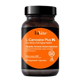Invite Health L-Carnosine Plus Hx® – Supports Eye and Vision Health - with L-Carnosine, Vitamin B1 (Thiamine), Quercetin, Rutin - 60 Vegetarian Capsules (1)