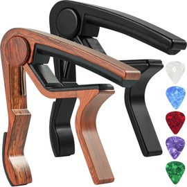 TUZIER Guitar Capo for Acoustic and Electric Guitar Accessories 2 pack