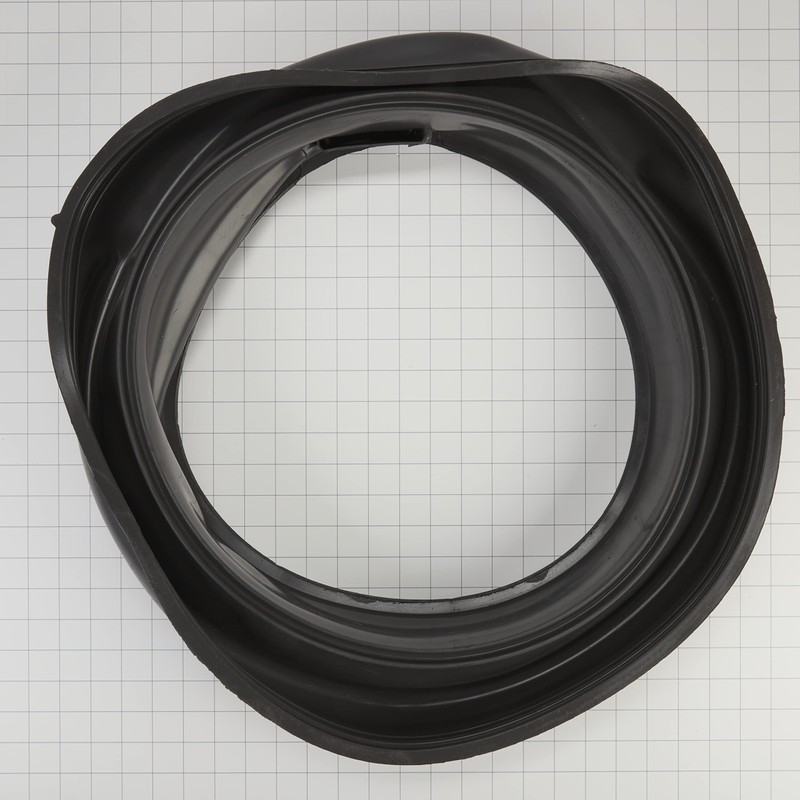 Whirlpool WP8182119 OEM Front Load Washer Door Boot Seal, Black