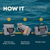 Earth Pak Waterproof Duffel Bag - Heavy Duty Motorcycle Dry