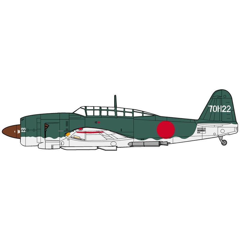 fainmo-rudo 1/48 Japanese Army Fighter Bomber Comet Four Three Type Plastic