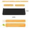Atgestore AEB76124701 Center Griddle Replacement for LG stove Parts AAA30016801