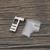 ECSiNG 50PCS 4.8mm Crimp Terminal Spade Connector 90° Angled with