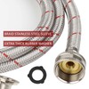 Premium Stainless Steel Washing Machine Hoses 6FT Washer Stainless Steel