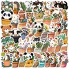 50Pcs Potted Animals Stickers,Cartoon Aesthetic Stickers,Vinyl Waterproof Cute Animals Stickers,for