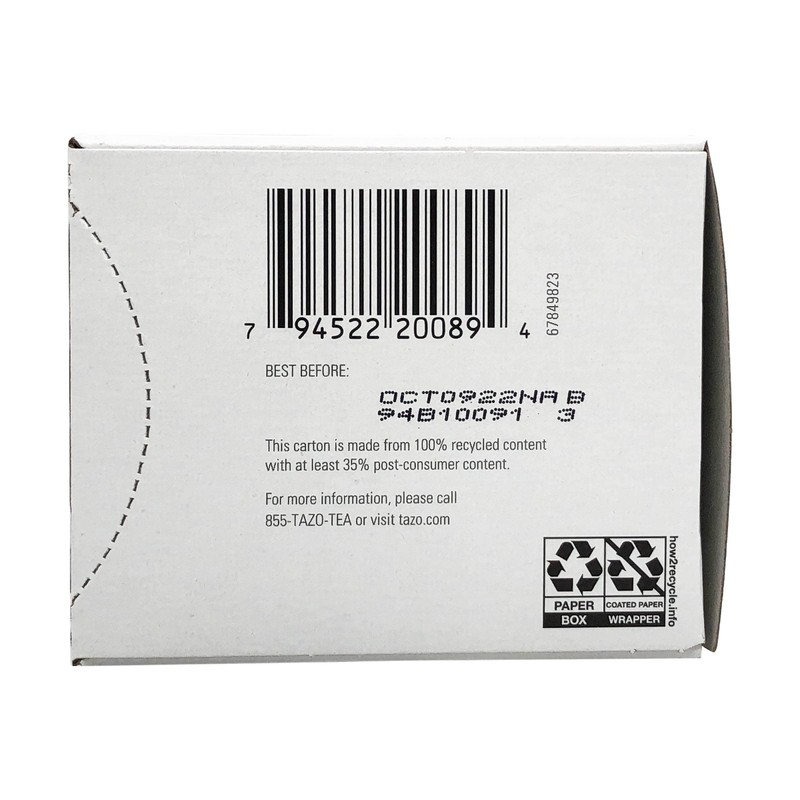 Tazo Tea Bags For a Bold Flavored Tea Black Tea