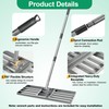Lawn Leveling Rake, 30 x10 inch Lawn Leveler Tool with