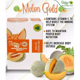 First Vita Plus MELON GOLD Drink Mix (20 Sachets)