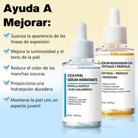 Centella Asiatica Suero y CICA Péptidos Propóleo Suero
