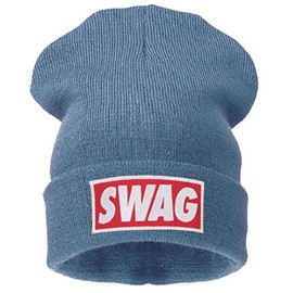 4sold Beanie hat with Swag Gray