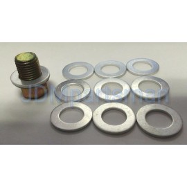 RPM FOR Toyota / Lexus 1 Engine Oil Drain Plug + W/ 10 Gaskets M12-1.25 - 11pcs