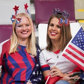 mdgfge 4th of July Patriotic Hair Bows Alligator Clips, 2Pcs Independence Day Glitter Hair Bow Clips Sparkly Red White Blue Sequin Hair Barrettes Hair Accessories for Women Memorial Day Party Decor