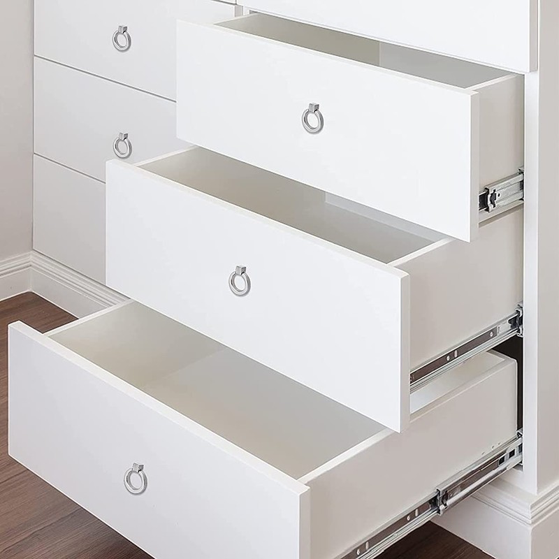 Cabinet Knobs, Metal Ring Pull Handles, Hardware Drawer Pulls Rings