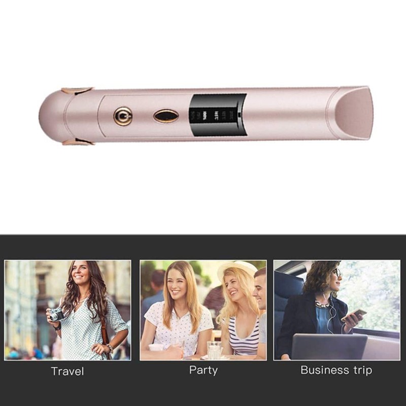 Portable Wireless Hair Straightener USB Rechargeable Ceramic Straightener for Home