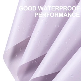 WRAPAHOLIC 20 Sheets Flower Wrapping Paper - 22.4 x 22.4 inch Pure Light Purple Water-Resistant Floral Bouquet Wrapping Paper, Florist Supplies Packaging Paper for Wedding Birthday Gift DIY