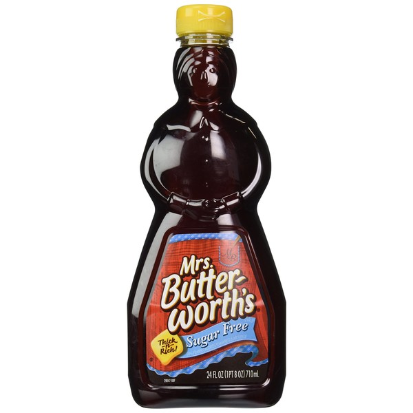 Mrs. Butterworths Sugar Free Syrup, 24-Ounce (Pack of 4)