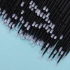 Tbestmax 500 cepillos desechables para microaplicador, microhisopos, pestañas de ojos,