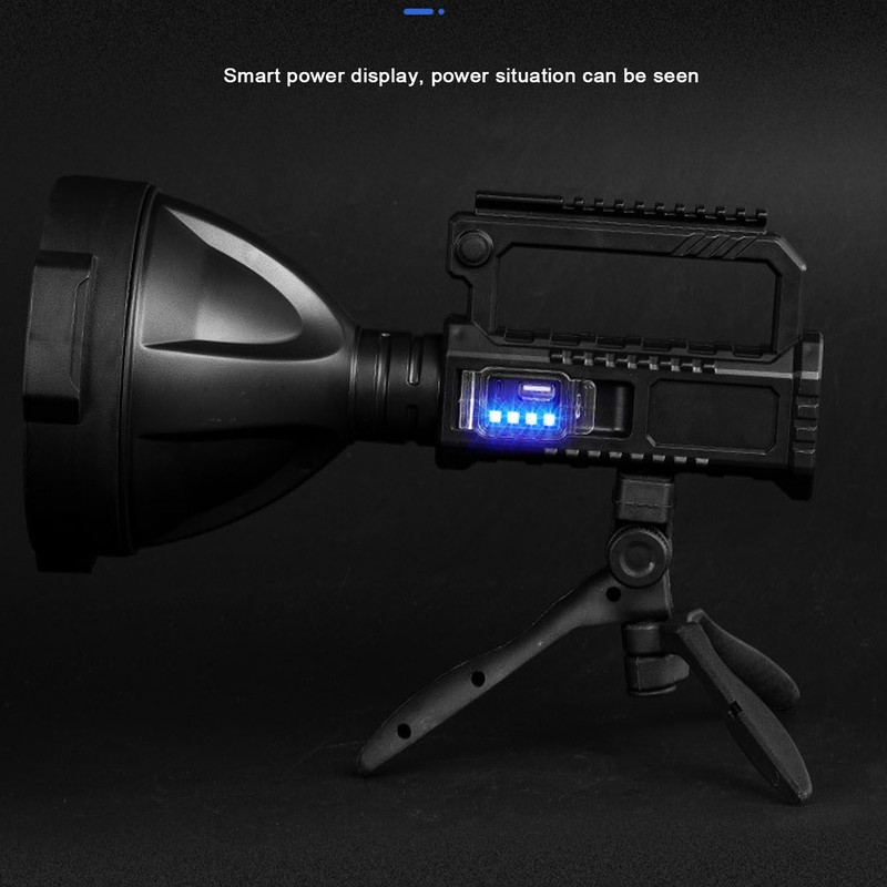 P50 LED Searchlight Smart Power Display Super Bright Handheld Spotlights