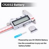 VINCA IP67 Grade Bluetooth Digital Caliper, DIPA-0605B 0-6 Inch/150mm, Inch/Millimeter/Fraction