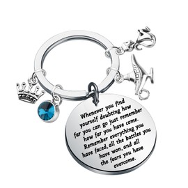 KUIYAI Princess Movie Inspired Keychain Princess Cartoon Movie Gift Fairy Tale Fan Gift (wheneverjasmine)