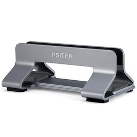 Psitek Adjustable Aluminum Vertical Laptop Stand Dock Holder