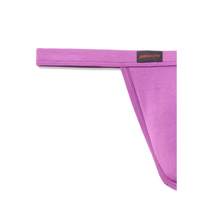 Jack Adams Men's Modal String Thong, Sparkling Grape