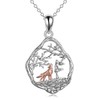 WINNICACA Wolf Necklace for Women Wolf Gifts Wolf and Women