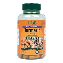 Holland & Barrett High Strength Turmeric 600mg with Black Pepper 90 Capsules