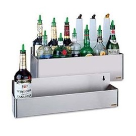 San Jamar B5522D 10-Bottle Stainless Steel Speed Rack-B5522D