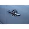 Cupeez Checkered Flag for 2017-2020 Mini Cooper Door Handle Cup
