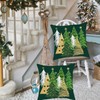 Miaikoe Christmas Cushion Covers 40 x 40 cm Set of