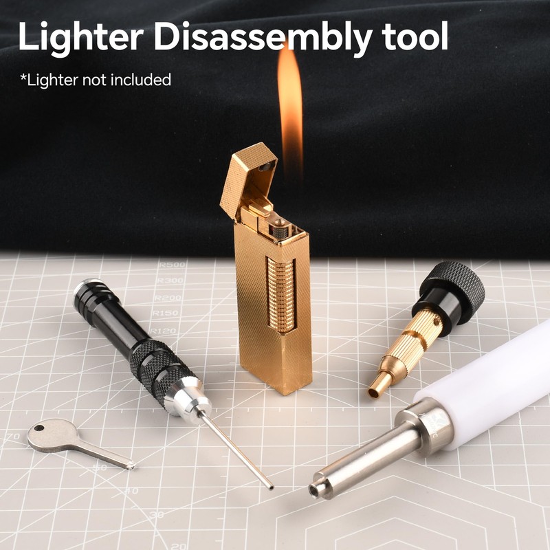 JINMUNIC Complete Lighter Repair Tool Set for Dunhill Rollagas –