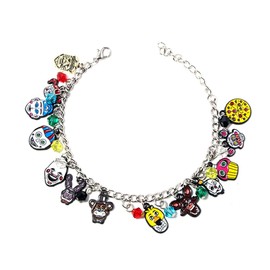 FNAF Friendship Bracelet - 5 Night Freddy Fazbear Charm Chains - FNAF Costume Gifts for Men Women and Fans