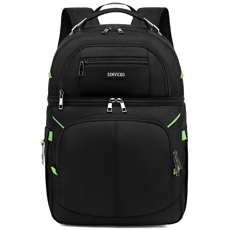 Cooler Backpack,Double Deck Leak Proof Cooler Bag,Insulated Backpack Cooler Lunch