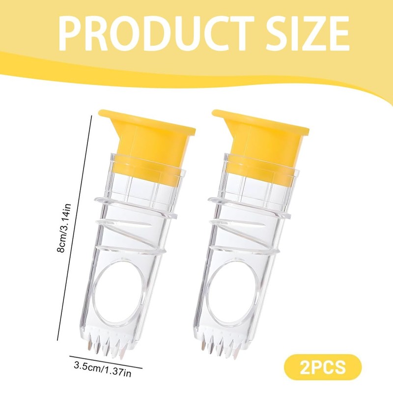 LACHT 2 Piece Lemon Squeezer Small Set, Lemon Juicer, Manual