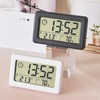 Zeizafa Thin Digital Clock with Temperature and Humiditys for Home