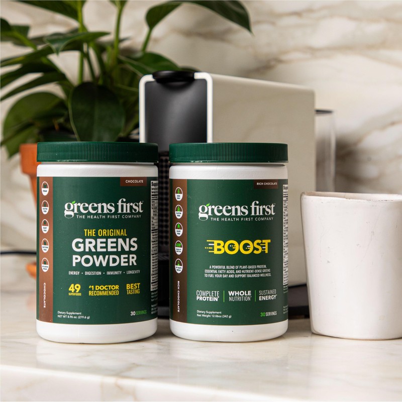 Greens First Boost - Plant-Based Protein & Balanced Nutrition -
