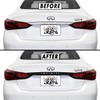 SlickMod Chrome Delete Blackout Vinyl Overlay for 2018-2022 Infiniti Q50
