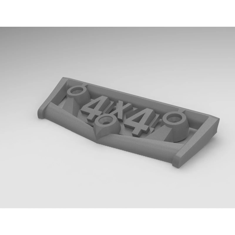 RC3D RACING Fits Traxxas Rustler 4X4 Custom Wing Spoiler Upgrade