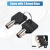 uxcell 1 Set Ignition Switch with Cover 2 Round Keys
