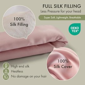 LilySilk Rizador De Pelo 100% Seda Sin Calor Para Mujer, Juego De 3 Piezas, Varillas Rellenas De Seda, Diadema, Cinta, Antifrizz, Sin Calor, Rizado No
