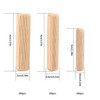 300 Pcs Wooden Dowels Assorted, M6 M8 M10 Wood Plugs
