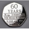The Commemorative Coin Company Pair of 60th Birthday .999 Silver