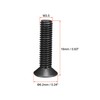 sourcing map M3.5 x 16mm Phillips Screw Fastener Black for