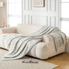 ACUSHLA Cotton Blanket,Cuddly Blanket, Microfiber, Soft, Cozy, Fluffy and Breathable