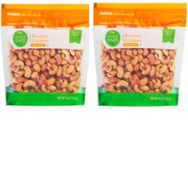 Simple Truth Sea Salt Roasted Cashews 16 oz (2 pack)