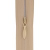 Invisible Zip Fasteners, Pack of 6 (Beige, 22 inch), Suitable