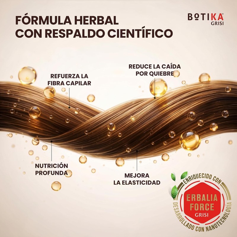 Botika Grisi - Serum Anti-Caída con Nanotecnología, Chile, Ginseng, 125